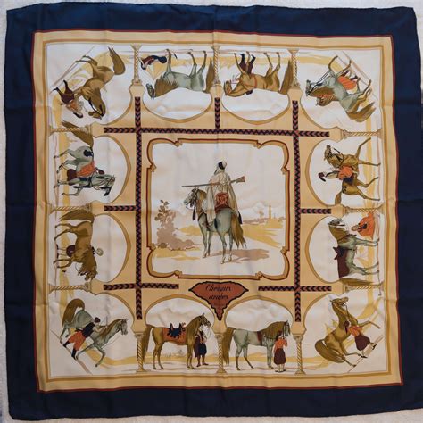 hermes chevaux arabes|Hermes Silk Scarf Chevaux Arabes Special Issue RARE .